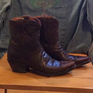 Dan Post Shortie Western Boots Size 7